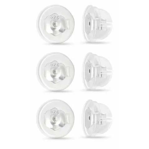 3 Paar Butterflys in Silber