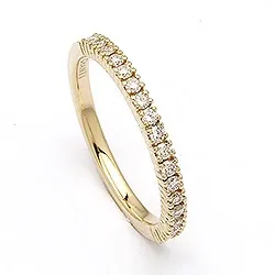 eng Diamantring in 14 Karat Gold 0,27 ct