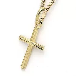 Kreuz Anhänger aus 9 Karat Gold