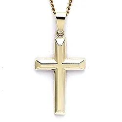 Kreuz Anhänger aus 9 Karat Gold