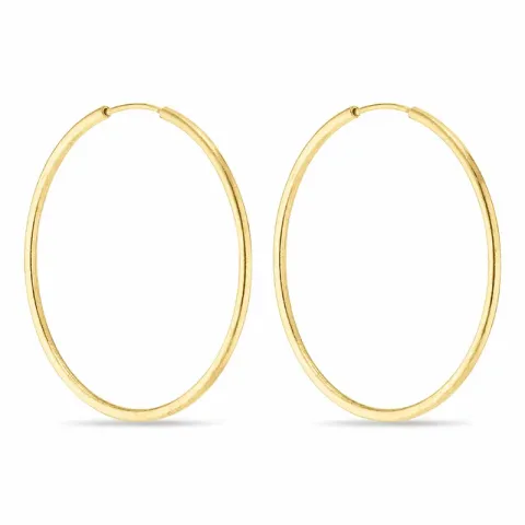 25 mm Kreole in vergoldetem Sterlingsilber