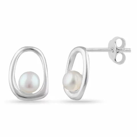 Perle Ohrringe in Silber