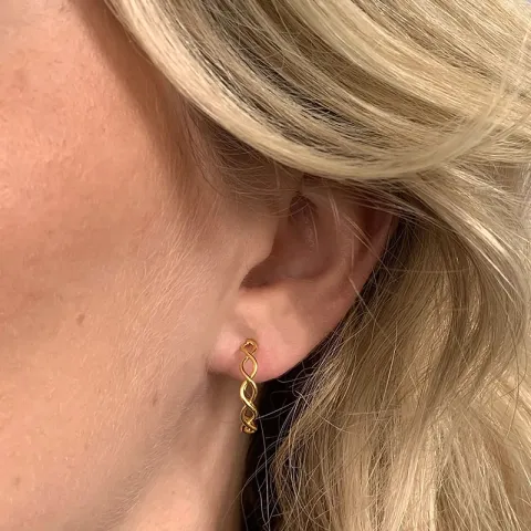 Ohrringe in vergoldetem Silber