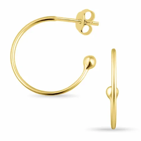 Ohrringe in vergoldetem Silber