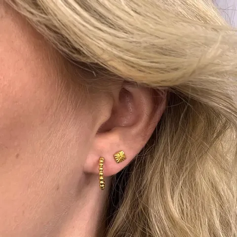 Ohrringe in vergoldetem Silber