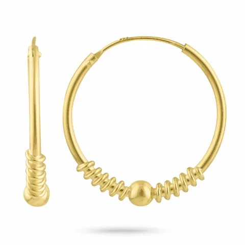 Bali Kreole in vergoldetem Silber