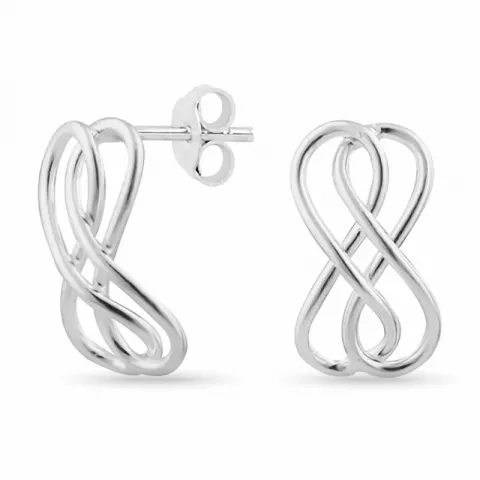 infinity Ohrringe in Silber