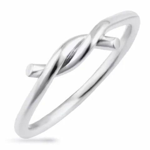 Knoten Ring aus Silber