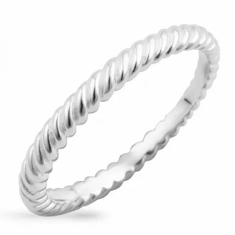 strukturierter Ring aus Silber