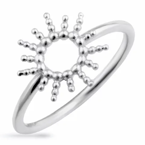 Sonne Ring aus Silber