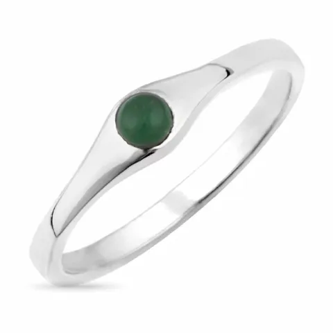 Jadestein Ring aus Silber