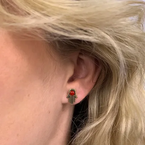 Ohrringe in vergoldetem sterlingsilber