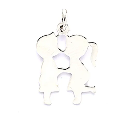 Junge/Mädchen Anhänger aus Silber