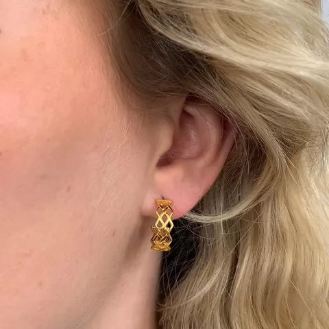 Ohrringe in vergoldetem sterlingsilber