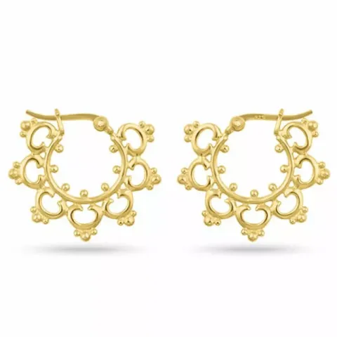 Ohrringe in vergoldetem sterlingsilber