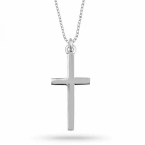 Kreuz Halskette aus Silber und Kreuzanhänger aus Silber