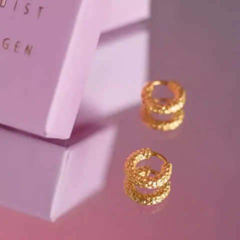 Hultquist Kreole in vergoldetem Sterlingsilber