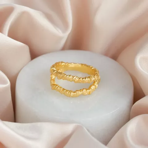 Hultquist Ring in vergoldetem Sterlingsilber
