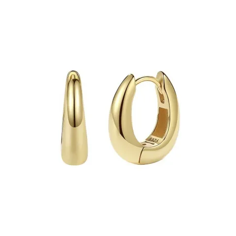 Nava Ease  Kreole in vergoldetem Sterlingsilber