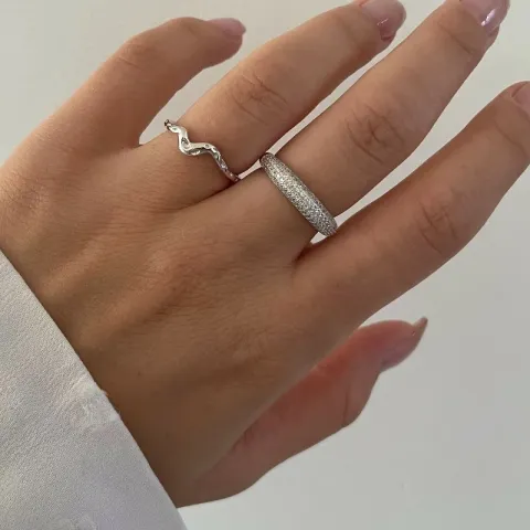 Nava Calypso  justierbar Ring in Silber