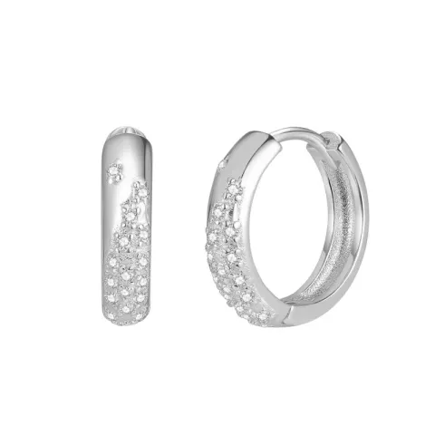 Nava Astra Zirkon Ohrringe in Silber