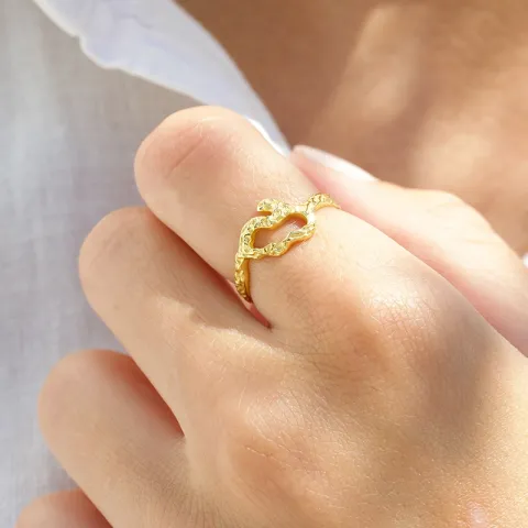 Nava Doris justierbar Ring in vergoldetem Sterlingsilber