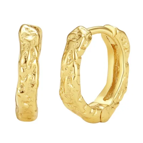 Nava Elio XS Kreole in vergoldetem Sterlingsilber