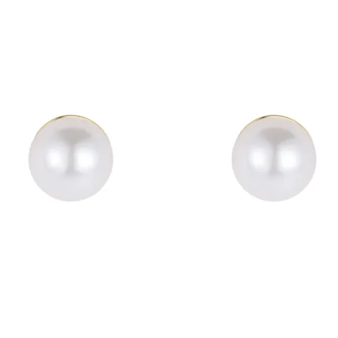 Nava Mira Petite Perle Ohrstecker in vergoldetem Sterlingsilber