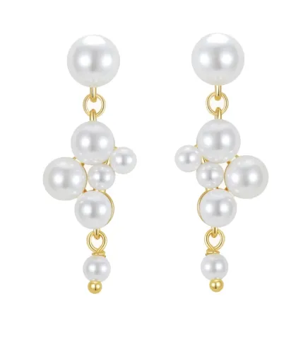 Nava Sabella Ohrringe in vergoldetem Sterlingsilber