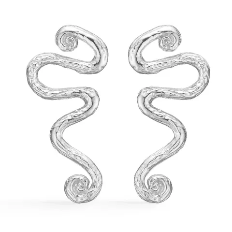 Studio Z Wave Ohrstecker in Silber