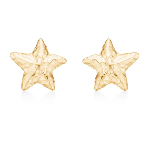 Studio Z Starfish Lustre Ohrstecker in vergoldetem Sterlingsilber