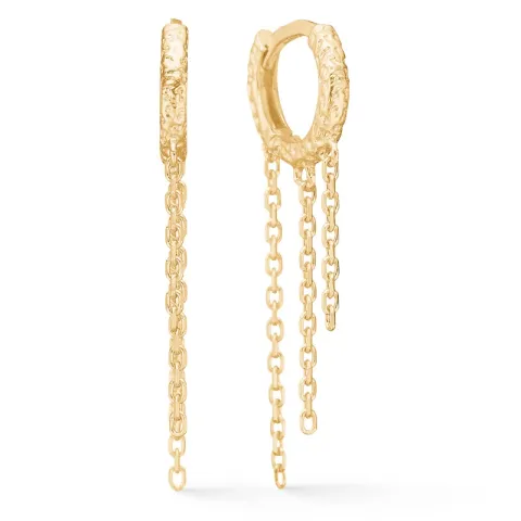 Studio Z Wild Cliff Kreole in vergoldetem Sterlingsilber