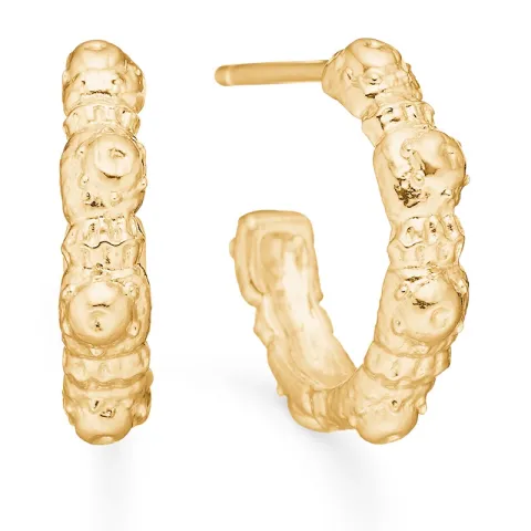 Studio Z Urchin Elegance Ohrstecker in vergoldetem Sterlingsilber