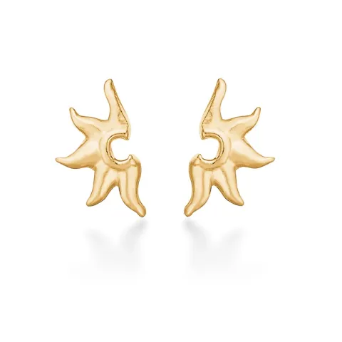 Studio Z Ocean Aura Ohrstecker in vergoldetem Sterlingsilber