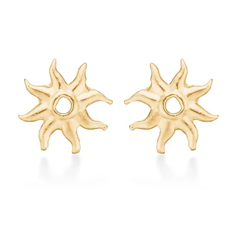 Studio Z Ocean Aura Ohrstecker in vergoldetem Sterlingsilber