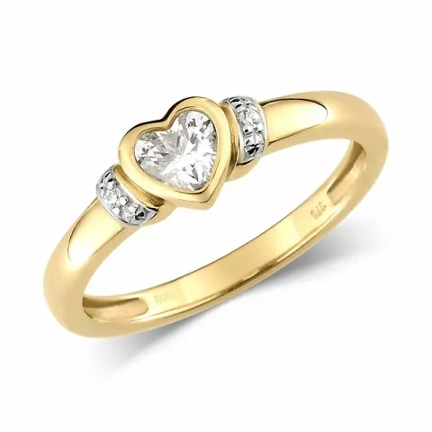 Herz Ring aus 9 Karat Gold