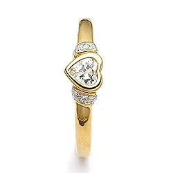 Herz Ring aus 9 Karat Gold