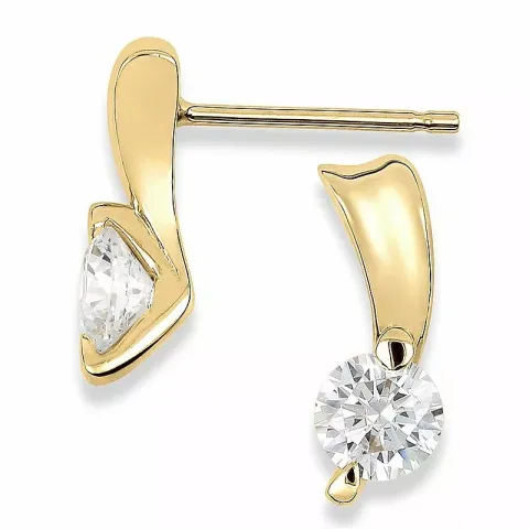 Ohrringe in 9 Karat Gold mit 