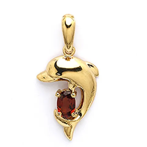 Delfin Anhänger aus 9 Karat Gold