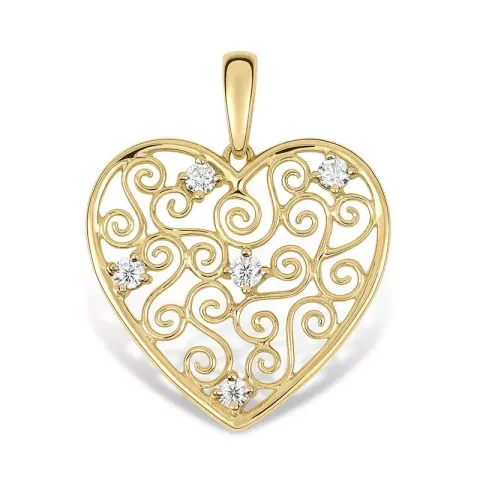 Herz Anhänger aus 9 Karat Gold