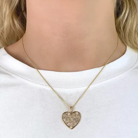 Herz Anhänger aus 9 Karat Gold