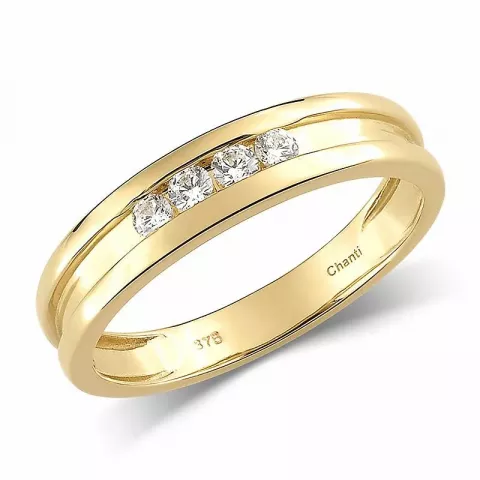 Gold Ring aus 8 Karat Gold