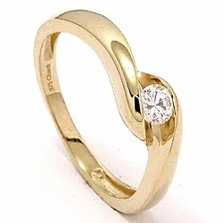 Runder Ring aus 8 Karat Gold