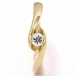 Runder Ring aus 8 Karat Gold