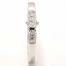 Bestellware - Diamant Ring in 14 Karat Weißgold 0,20 ct 0,16 ct