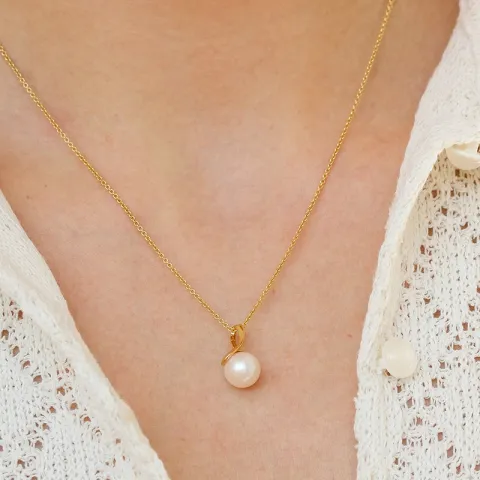 Perle Anhänger aus 9 Karat Gold