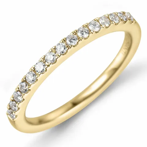 Brillant Memoirering in 14 Karat Gold 0,225 ct