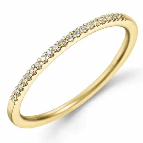 Eng Diamantring in 14 Karat Gold 0,093 ct