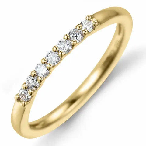 eng Brillantring in 14 Karat Gold 0,207 ct