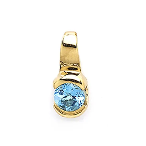Ovaler Anhänger aus 9 Karat Gold